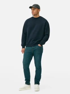 Sweats À Capuche Et Sweat-Shirts|Primark Sweat-shirt Oversize à Col Ras-du-cou Bleu marine