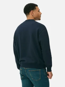 Sweats À Capuche Et Sweat-Shirts|Primark Sweat-shirt Oversize à Col Ras-du-cou Bleu marine