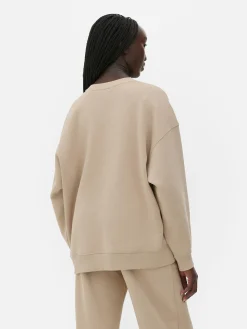 Sweats À Capuche Et Sweat-Shirts|Primark Sweat-shirt Oversize Rita Ora à Coordonner Fauve