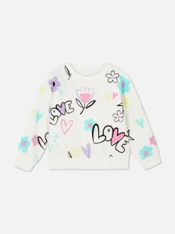 Sweats À Capuche Et Sweat-Shirts|Primark Sweat-shirt Ras Du Cou Graphique Multicolore