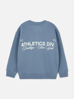 Sweats À Capuche Et Sweat-Shirts|Primark Sweat-shirt Ras Du Cou Graphique Bleu