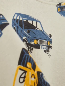 Sweats À Capuche Et Sweat-Shirts|Primark Sweat-shirt Ras-du-cou Graphique Écru