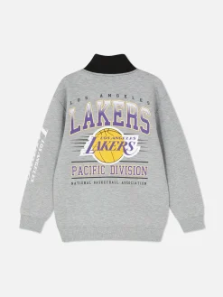 Sweats À Capuche Et Sweat-Shirts|Primark Sweat-shirt Zippé NBA Los Angeles Lakers Noir/Blanc