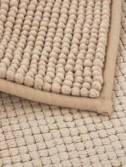 Tapis De Bain|Primark Tapis De Bain En Maille Chenille Taupe