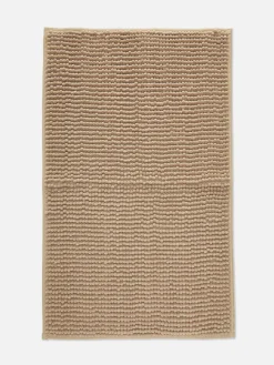 Tapis De Bain|Primark Tapis De Bain En Maille Chenille Grège
