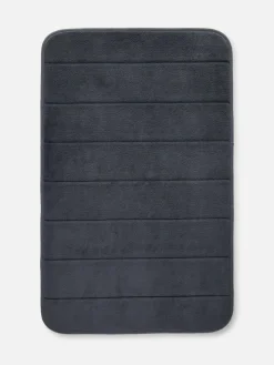 Tapis De Bain|Primark Tapis De Bain En Mousse à Mémoire De Forme Gris foncé