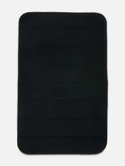 Tapis De Bain|Primark Tapis De Bain En Mousse à Mémoire De Forme Noir