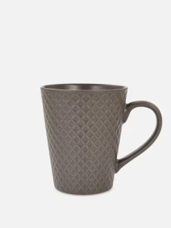 Tasses Et Mugs|Primark Tasse En Relief Pour Le Petit-déjeuner Gris