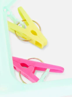 Solutions De Rangement Murales Et Cintres|Primark Étendoir Pliant à 24 Pinces Vert menthe