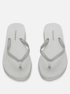 Tongs Et Claquettes|Primark Tongs Plates Essential Argent