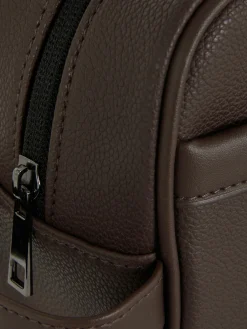 Sacs Et Portefeuilles|Primark Trousse De Toilette En Simili Cuir Marron