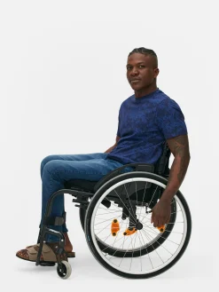 Hauts Et T-Shirts|Primark T-shirt à Col Ras-du-cou Et Motif Arbres Japonais Bleu marine