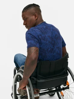 Hauts Et T-Shirts|Primark T-shirt à Col Ras-du-cou Et Motif Arbres Japonais Bleu marine