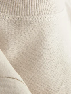 Hauts Et T-Shirts|Primark T-shirt à Col Ras-du-cou Et Manches Courtes Grège