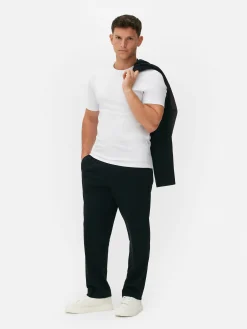 Hauts Et T-Shirts|Primark T-shirt à Col Ras-du-cou Kem Blanc