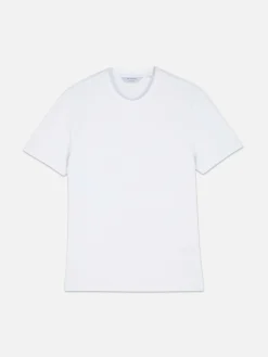 Hauts Et T-Shirts|Primark T-shirt à Col Ras-du-cou Kem Blanc