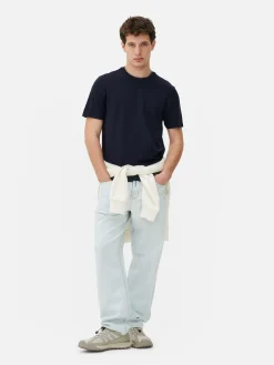 Hauts Et T-Shirts|Primark T-shirt à Col Ras-du-cou Kem Bleu marine