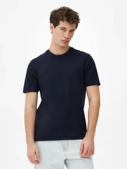 Hauts Et T-Shirts|Primark T-shirt à Col Ras-du-cou Kem Bleu marine
