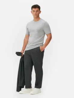 Hauts Et T-Shirts|Primark T-shirt à Col Ras-du-cou Kem Gris