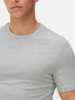 Hauts Et T-Shirts|Primark T-shirt à Col Ras-du-cou Kem Gris