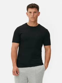 Hauts Et T-Shirts|Primark T-shirt à Col Ras-du-cou Kem Noir