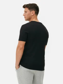 Hauts Et T-Shirts|Primark T-shirt à Col Ras-du-cou Kem Noir