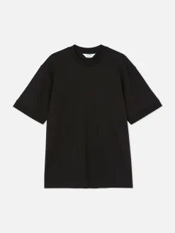 Hauts Et T-Shirts|Primark T-shirt à Col Ras-du-cou Kem Noir