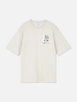 Hauts Et T-Shirts|Primark T-shirt à Imprimé Floral Tokyo Écru