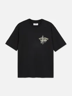 Hauts Et T-Shirts|Primark T-shirt à Imprimé Rodéo Noir
