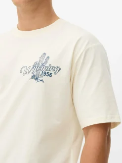 Hauts Et T-Shirts|Primark T-shirt à Imprimé Rodéo Écru