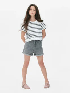 Hauts Et T-Shirts|Primark T-shirt à Manches Courtes Écru