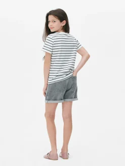 Hauts Et T-Shirts|Primark T-shirt à Manches Courtes Écru