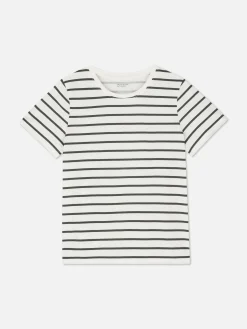 Hauts Et T-Shirts|Primark T-shirt à Manches Courtes Écru