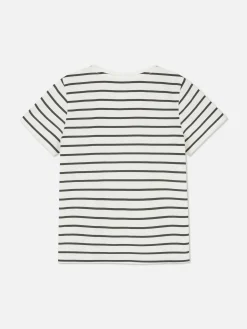 Hauts Et T-Shirts|Primark T-shirt à Manches Courtes Écru