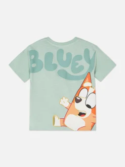 Hauts Et T-Shirts|Primark T-shirt à Manches Courtes Bluey Vert