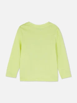 Hauts Et T-Shirts|Primark T-shirt à Manches Longues Disney Mickey Mouse & Friends Jaune