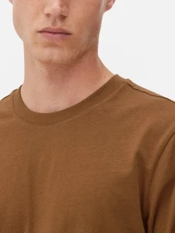 Hauts Et T-Shirts|Primark T-shirt à Manches Longues En Coton Marron