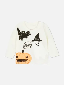 Déguisements Halloween Pour Enfants|Tout Halloween|Primark T-shirt à Manches Longues Halloween Blanc