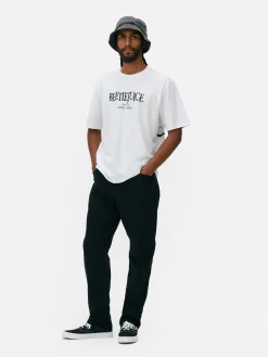 T-Shirts Et Sweat-Shirts À Motifs|Beetlejuice|Primark T-shirt à Motif Répétitif Beetlejuice Blanc