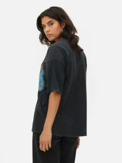 Hauts Et T-Shirts|Primark T-shirt 1, Rue Sésame Macaron Le Glouton Anthracite