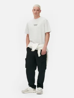 Hauts Et T-Shirts|Primark T-shirt Brodé Future Projects Gris chiné