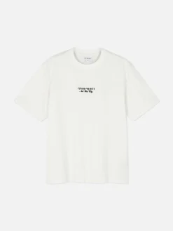 Hauts Et T-Shirts|Primark T-shirt Brodé Future Projects Écru