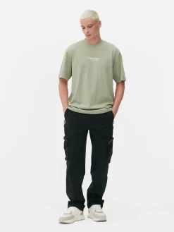 Hauts Et T-Shirts|Primark T-shirt Brodé Future Projects Vert