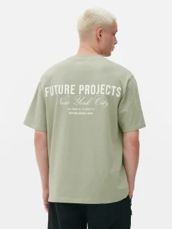 Hauts Et T-Shirts|Primark T-shirt Brodé Future Projects Vert