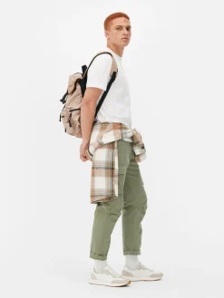 Hauts Et T-Shirts|Primark T-shirt Col Ras-du-cou Coupe Regular Blanc