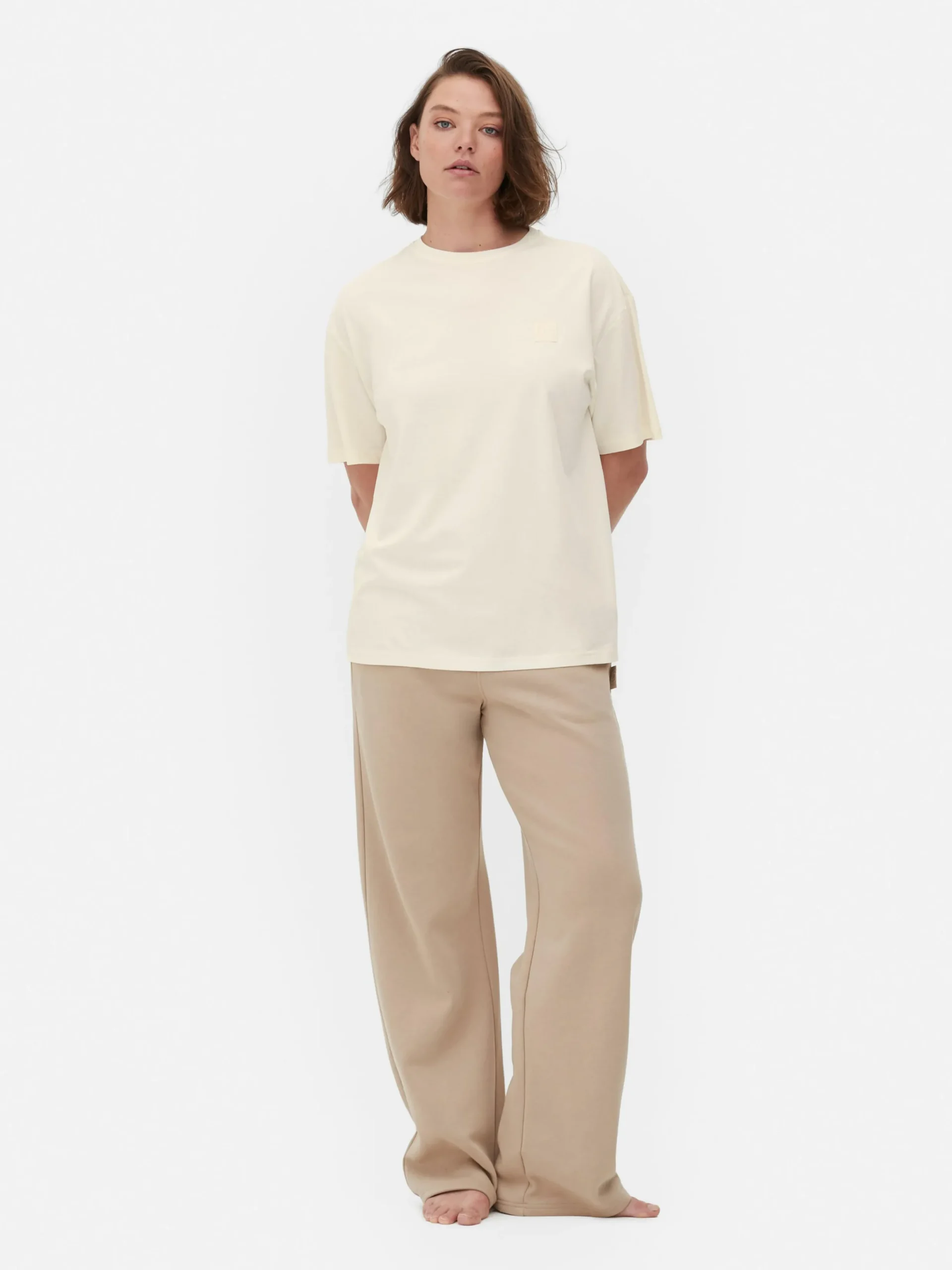 Hauts Et T-Shirts|Primark T-shirt Coupe Boyfriend Rita Ora Ivoire