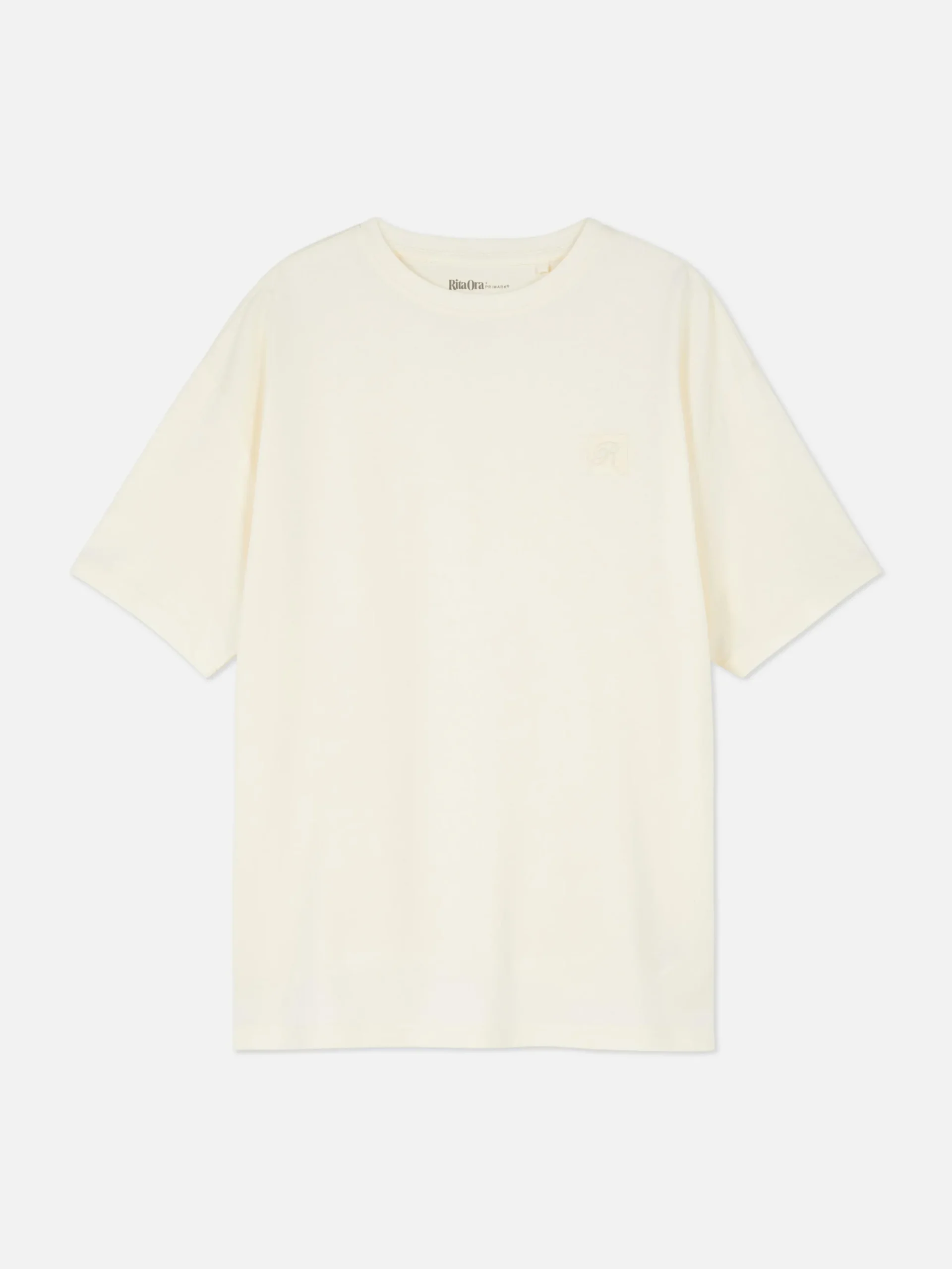 Hauts Et T-Shirts|Primark T-shirt Coupe Boyfriend Rita Ora Ivoire