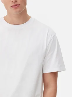 Hauts Et T-Shirts|Primark T-shirt Coupe Décontractée Blanc