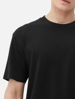 Hauts Et T-Shirts|Primark T-shirt Coupe Décontractée Noir