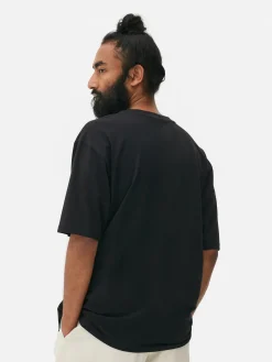 Hauts Et T-Shirts|Primark T-shirt Coupe Décontractée Noir